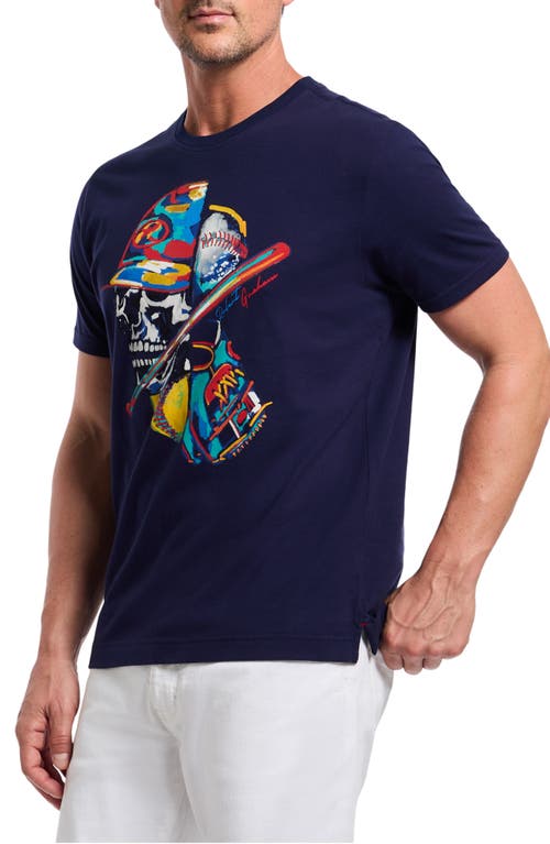 Robert Graham Skull Slugger Short Sleeve Graphic Tee