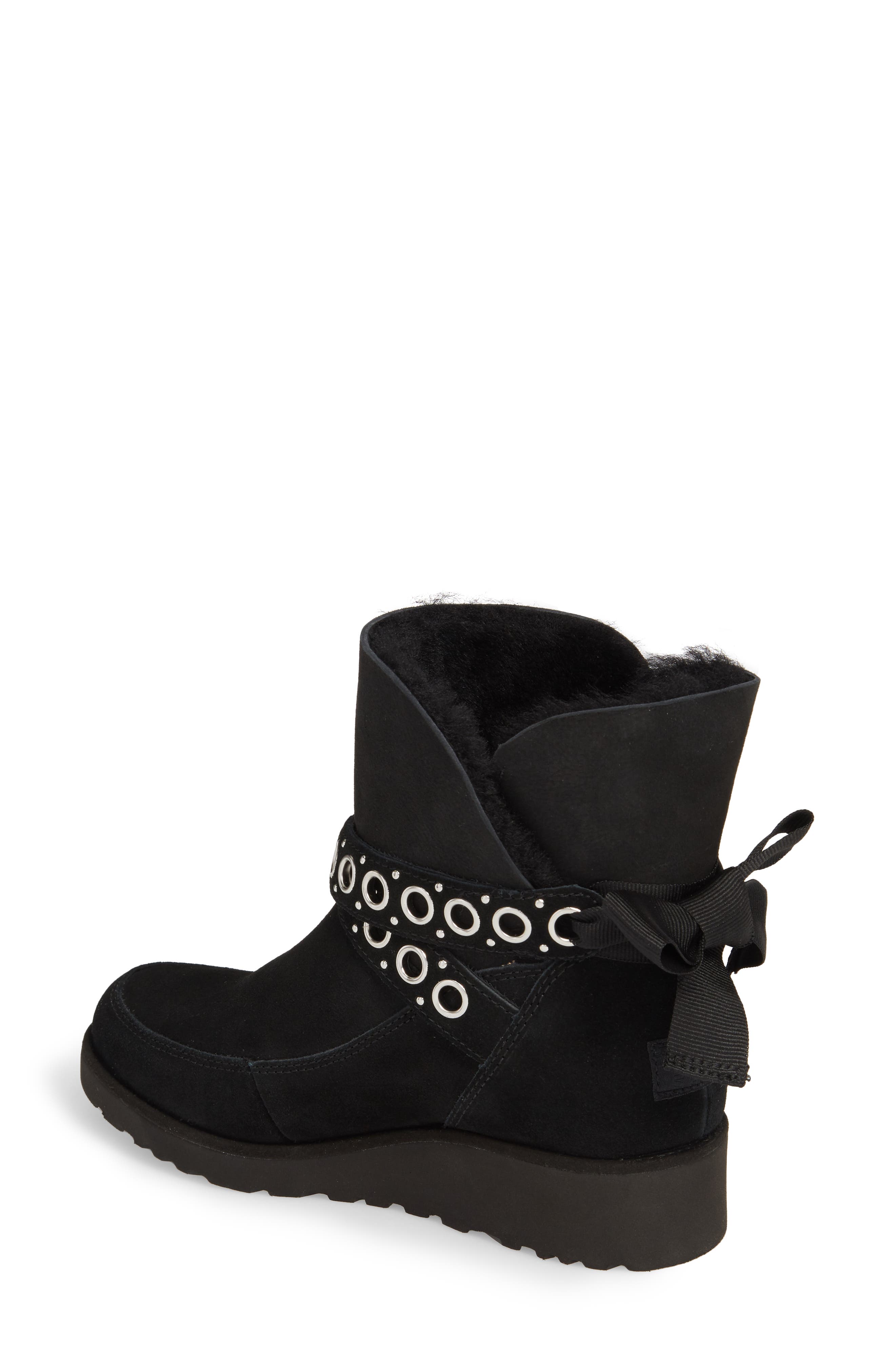 UGG<sup>®</sup> Alisia Grommet Bow Boot, Alternate, color, 
