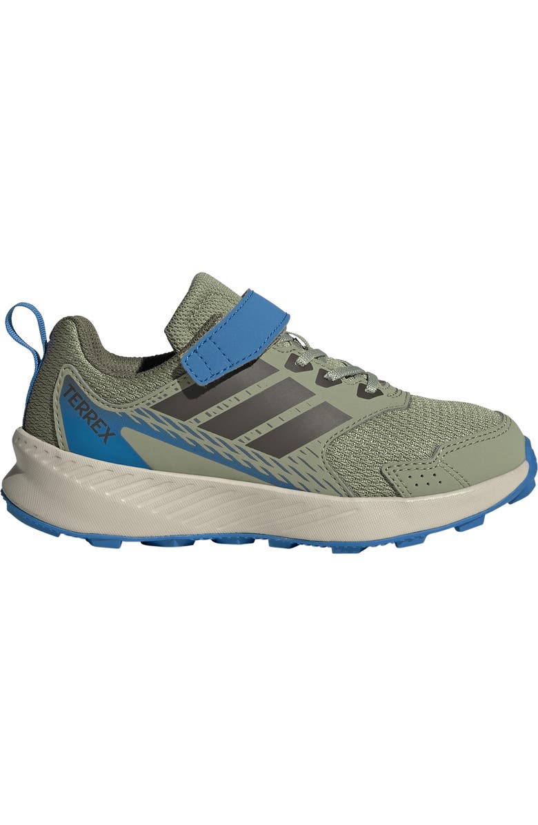 adidas Kids' Terrex Ax4r Mid Hiking Shoe, Alternate, color, Green/ Olive/ Blue