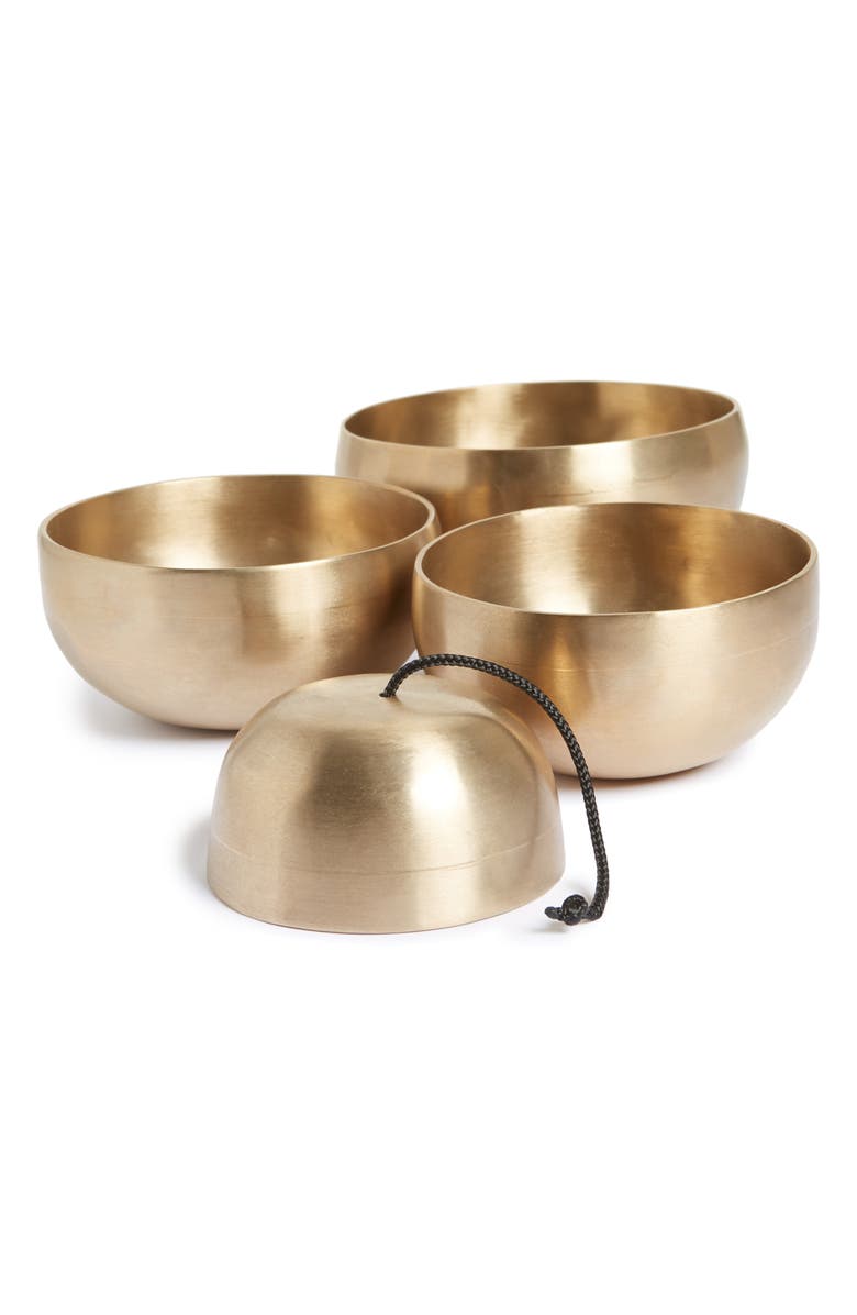 MEINL SINGING BOWLS Meinl Universal Set of 4 Singing Bowls & Mallet, Main, color, 