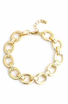 Panacea Circle Link Chain Bracelet