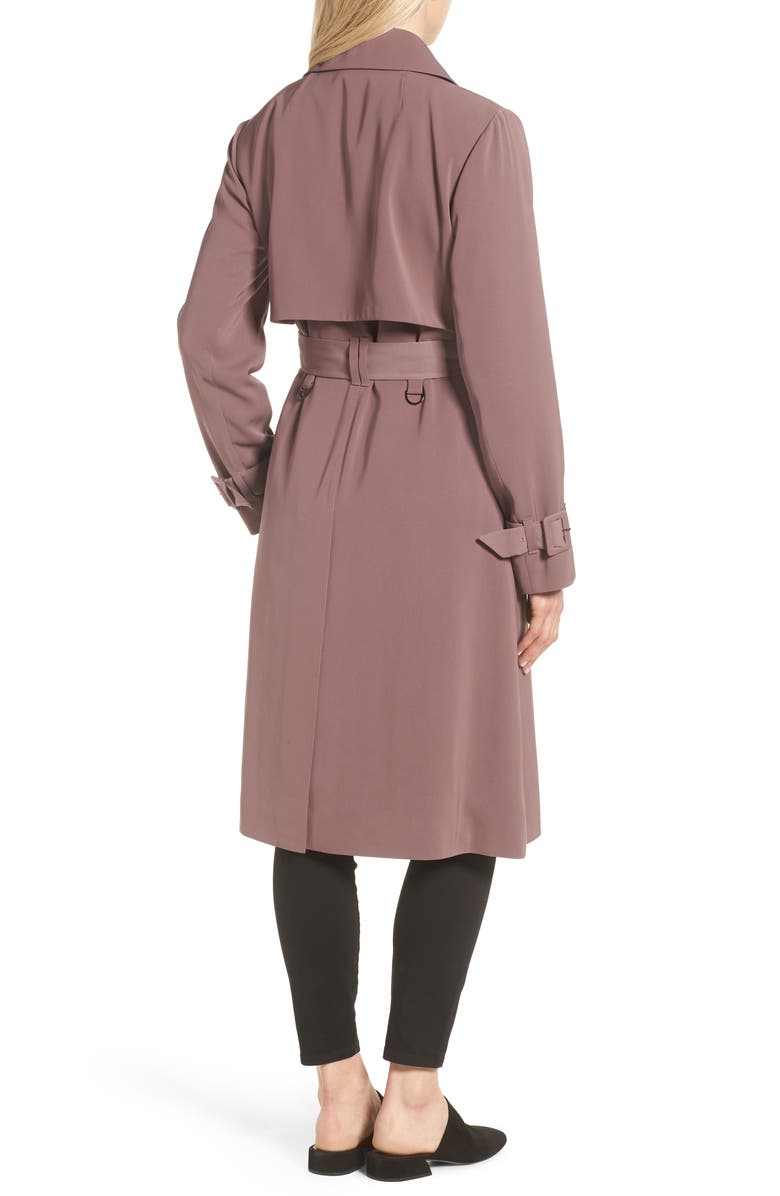 London Fog Modern Trench Coat, Alternate, color,