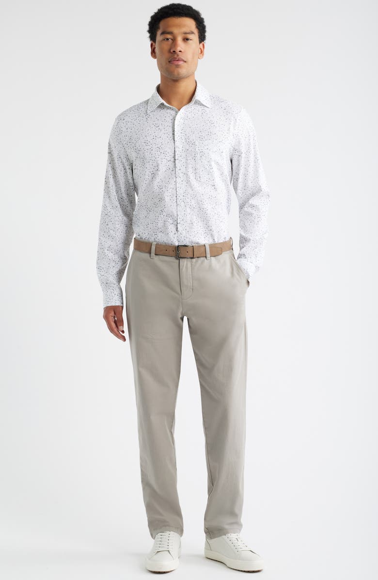 Nordstrom Straight Stretch Cotton Chinos, Alternate, color, Grey Earl