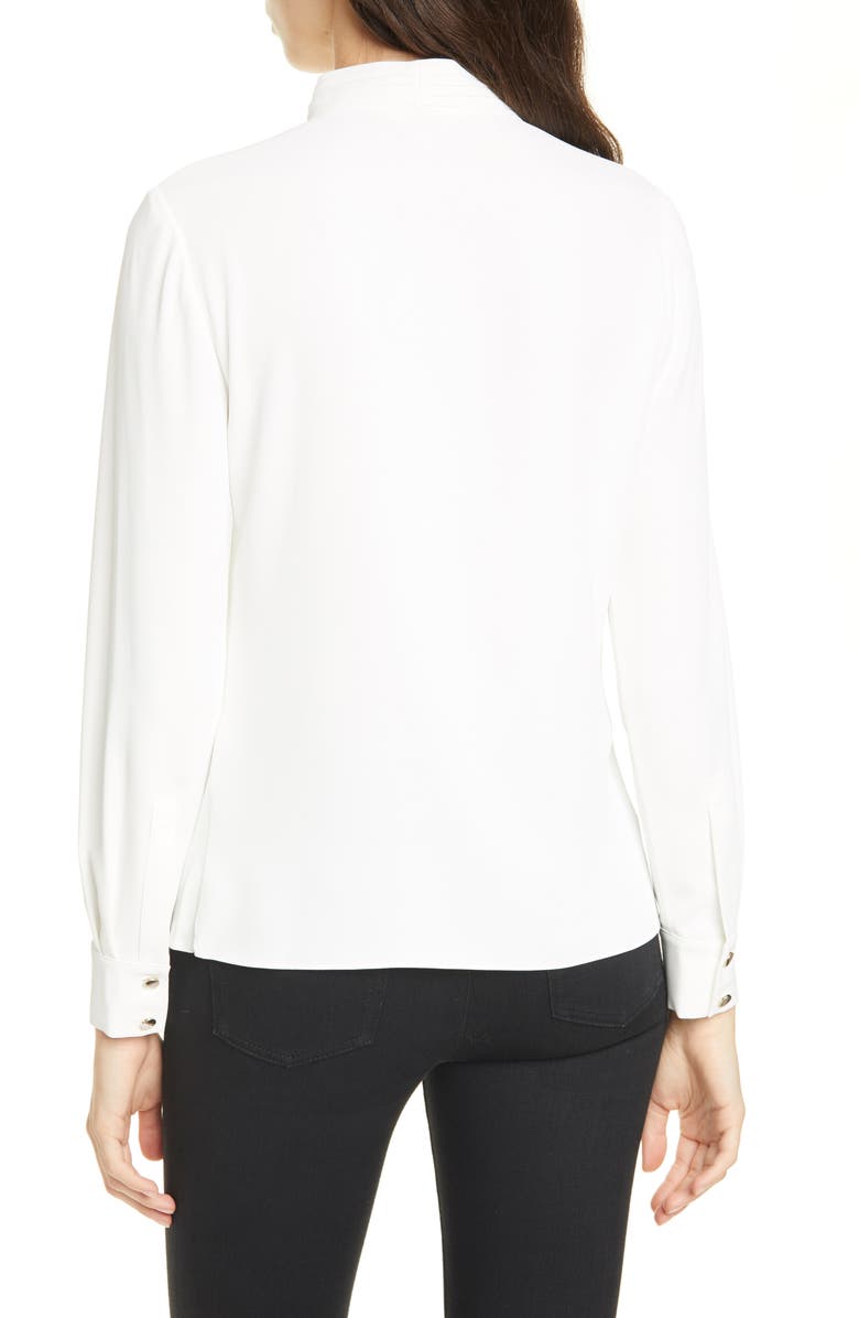Ted Baker London Pammla Tie Neck Long Sleeve Blouse, Alternate, color, 