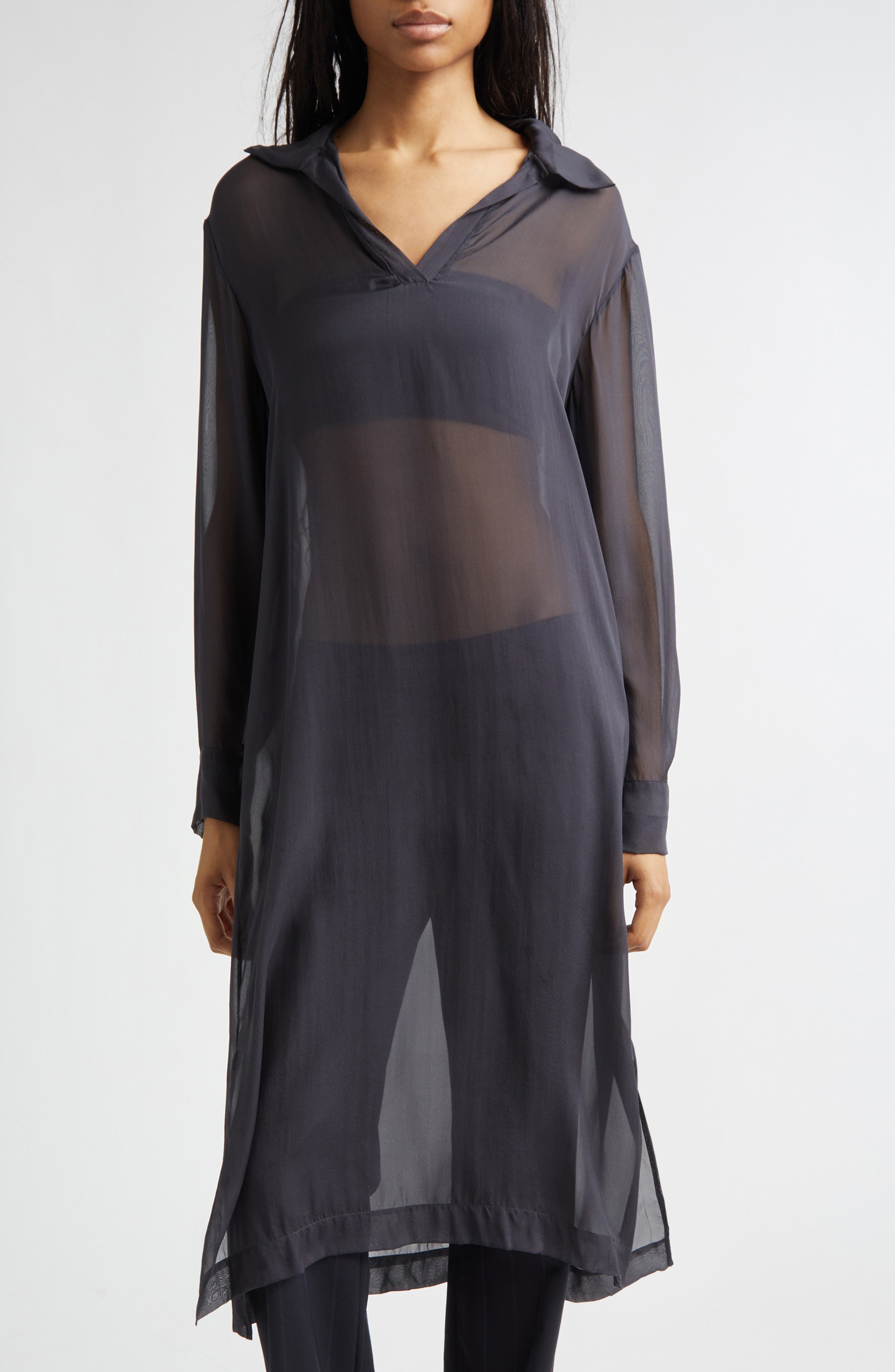 Sabre Silk Tunic Top