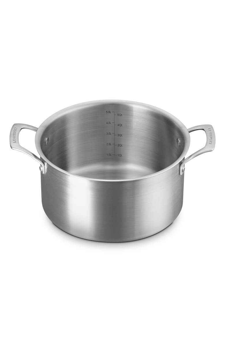 Le Creuset Essential 6.25-Quart Stainless Steel Deep Round Stockpot, Alternate, color, 