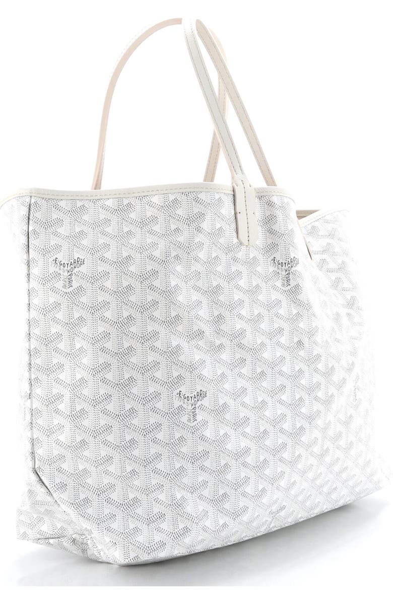 Pre-Owned Goyard Saint Louis Tote Coated Canvas PM, Alternate, color, White