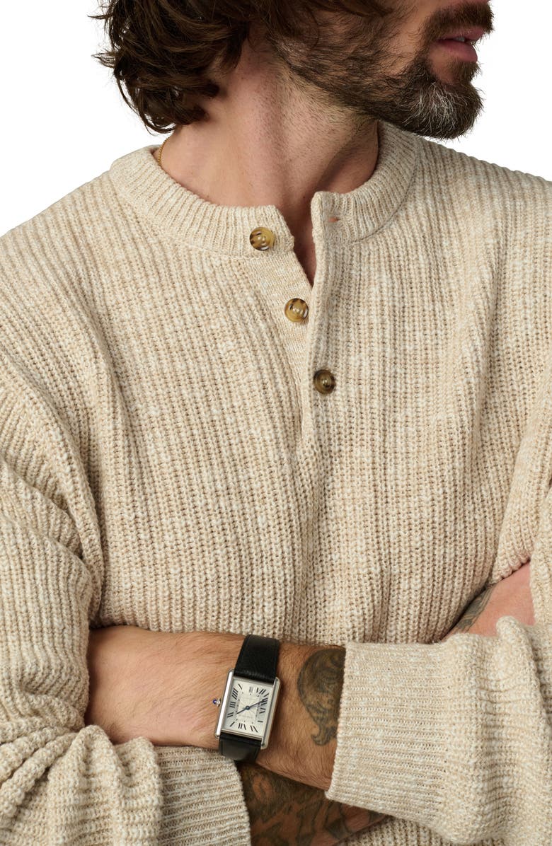 Joe's Henley Sweater, Alternate, color, Flax