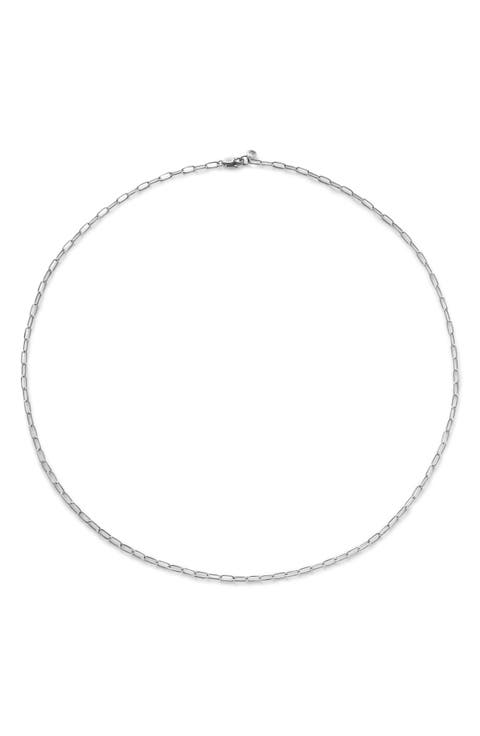 Mini Paper Clip Chain Necklace (Online Trunk Show)