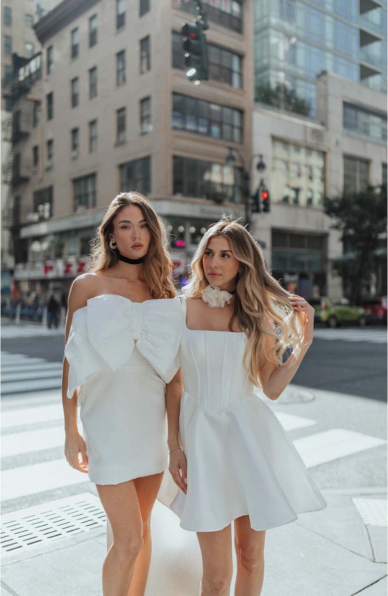 Untamed Petals Chelsea Mini Dress, Alternate, color, Ivory