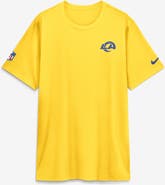 Nike Men's Nike Gold Los Angeles Rams Classic Sol Legend Small Logo Dri-FIT T-Shirt