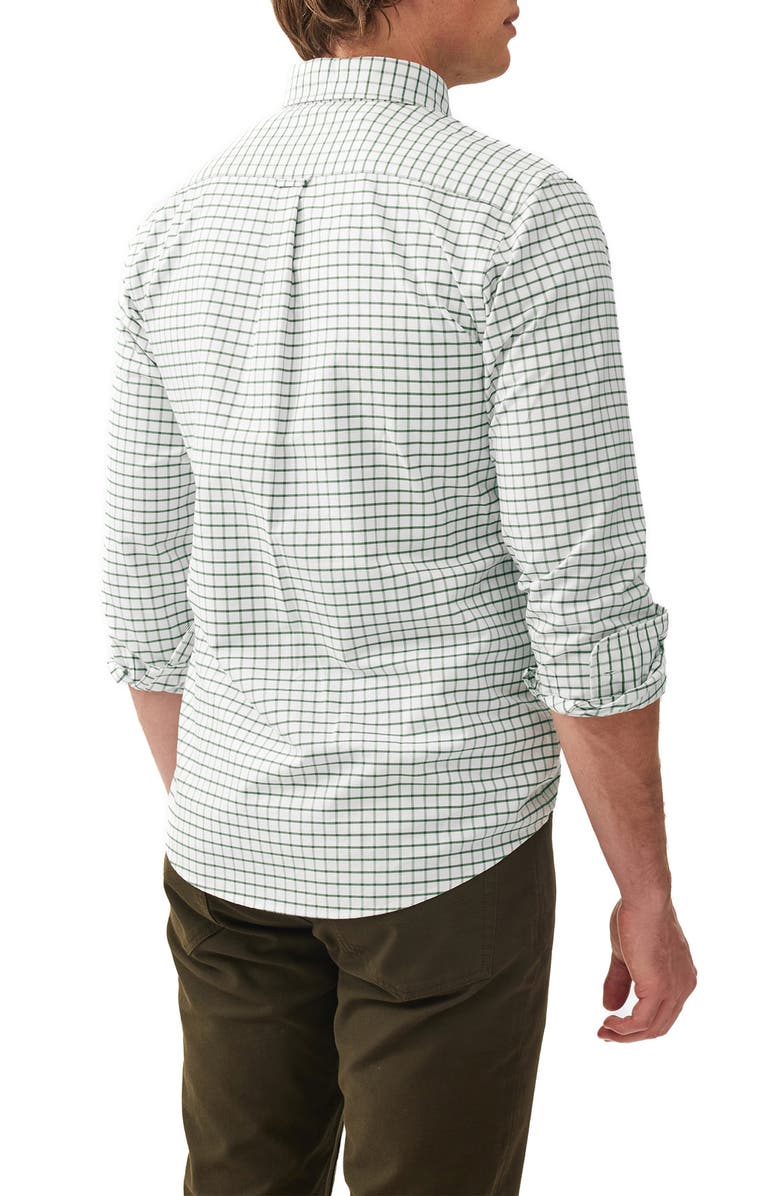 Rodd & Gunn Gunn Check Oxford Button-Down Shirt, Alternate, color, Olive
