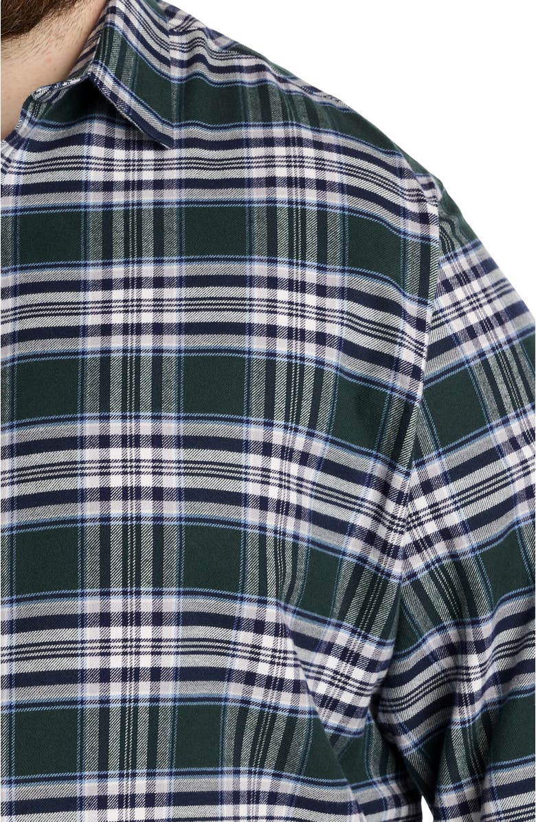 Untuckit Fit by Dxl Big & Tall Flannel Ray Sport Shirt, Alternate, color, 