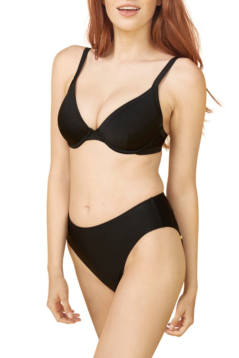 The Fused Islander Bikini Top, Main, color, BLACK