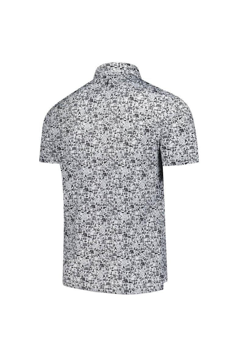 Men's johnnie-O  Black/White Pittsburgh Penguins Slapshot Polo, Alternate, color, Black
