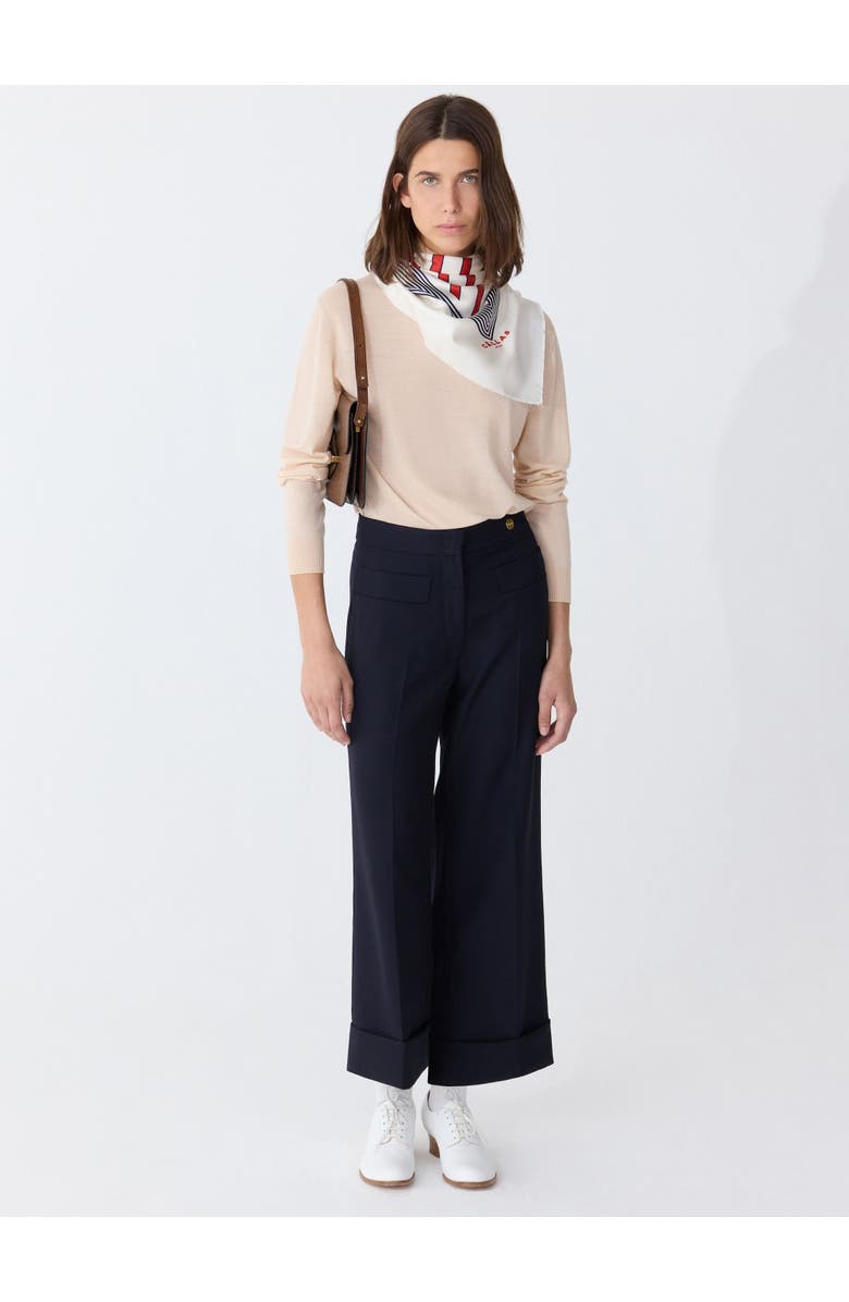 Callas Milano Brody Cropped-cuff Pant Estia, Alternate, color, Navy