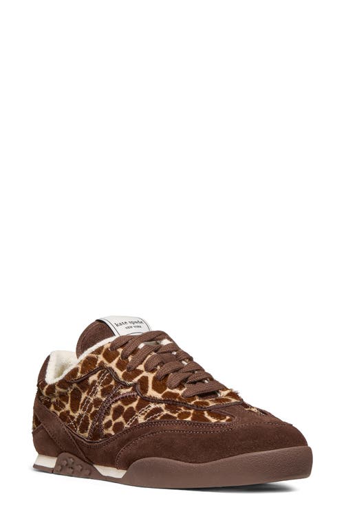 Kate Spade New York Drift Genuine Calf Hair Sneaker In Brown