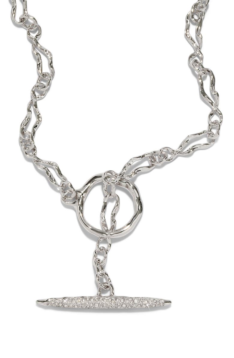 Alexis Bittar Solanales Crystal Toggle Pendant Necklace, Alternate, color, Crystals