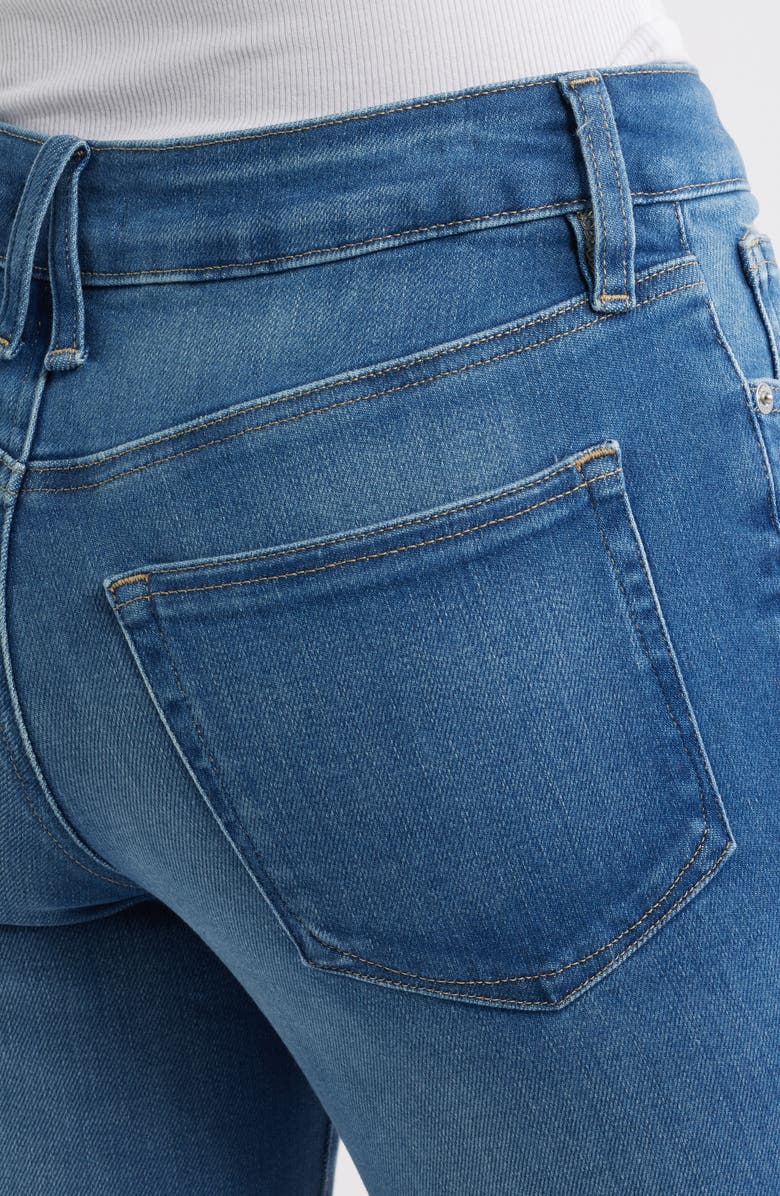 Good American Soft High Waist Bootcut Jeans, Alternate, color, Indigo1238