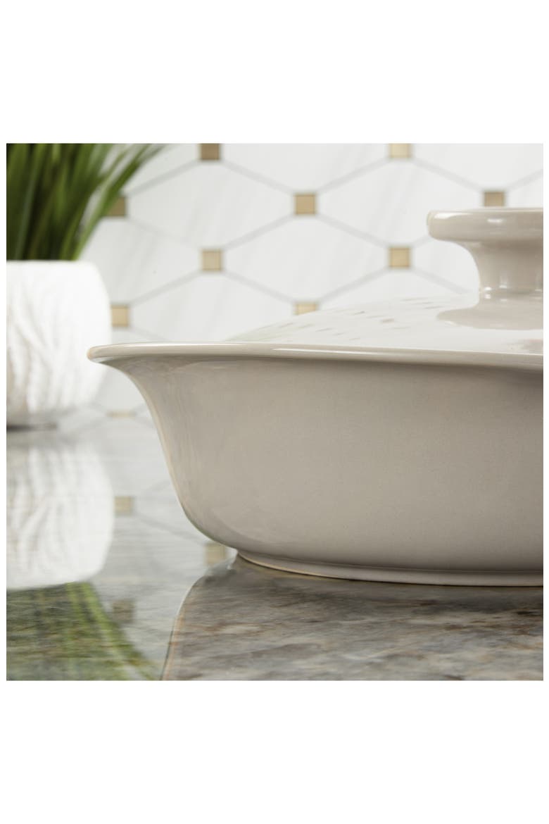 Leo Balance 4-Piece Ceramic Covered Caserole Dish, Alternate, color, MULTICOLOR