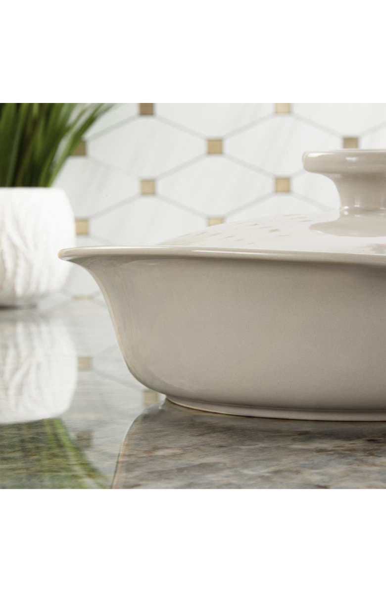 BergHOFF Leo Balance Covered 2.4-Quart Ceramic Baking Dish, Alternate, color, Moon Mist