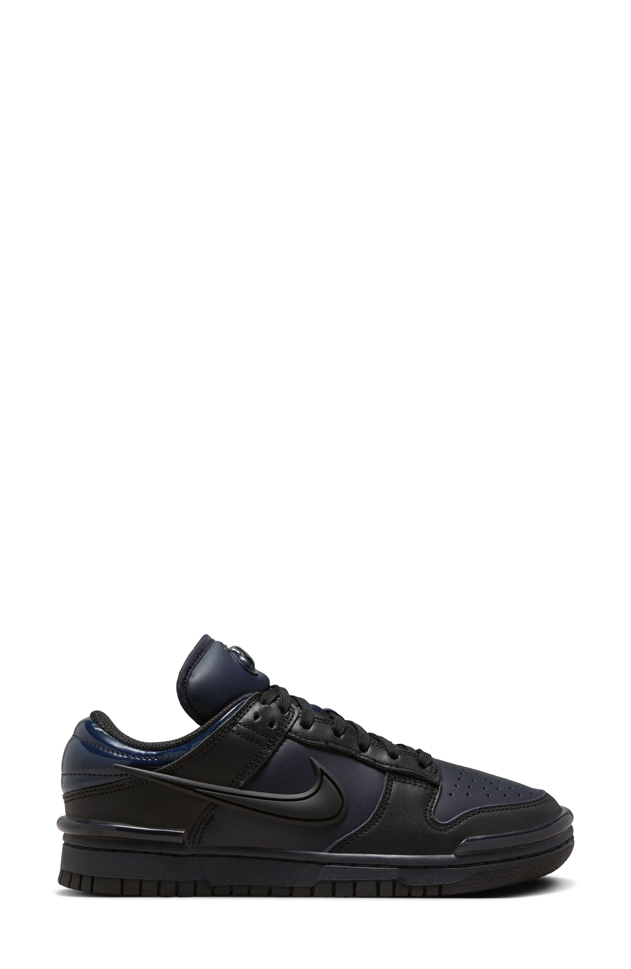 Dunk Low Twist Sneaker, Alternate, color, DARK OBSIDIAN/ BLACK/ BLACK