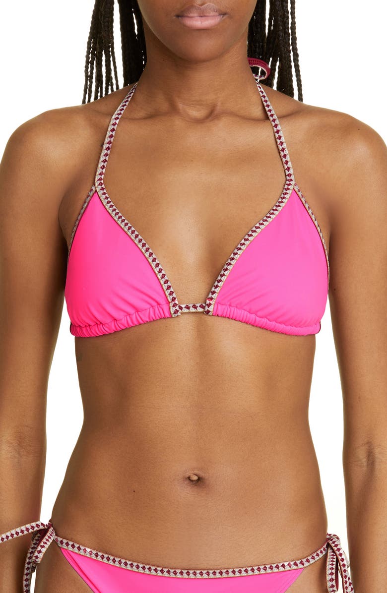 lemlem Lena Triangle String Bikini Top, Main, color,
