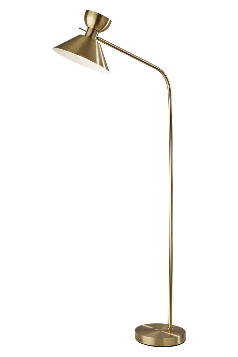 Duke Floor Lamp, Main, color, ANTIQUE BRASS
