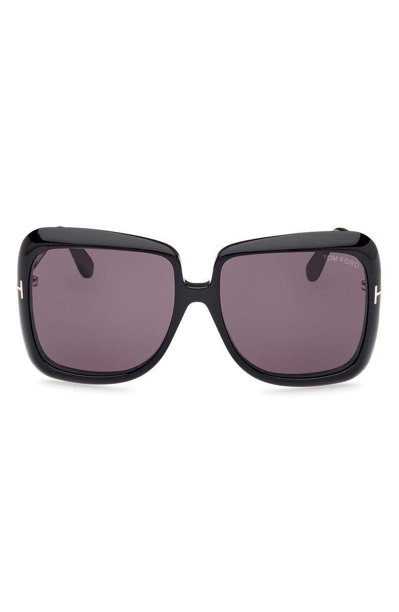 TOM FORD Lorelai 59mm Square Sunglasses, Main, color, 
