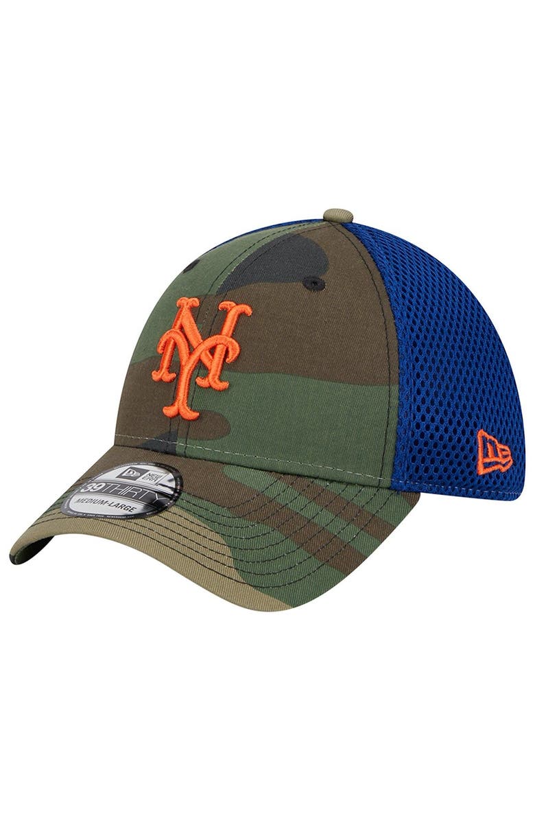 New Era Men's New Era Camo New York Mets Team Neo 39THIRTY Flex Hat, Main, color, 