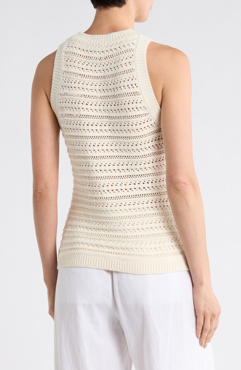 Tommy Bahama Open Stitch Sweater Tank, Alternate, color, Bleached Sand
