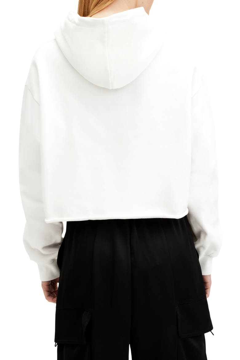 Pippa Sparkle Cotton Hoodie, Alternate, color, CHALK WHITE