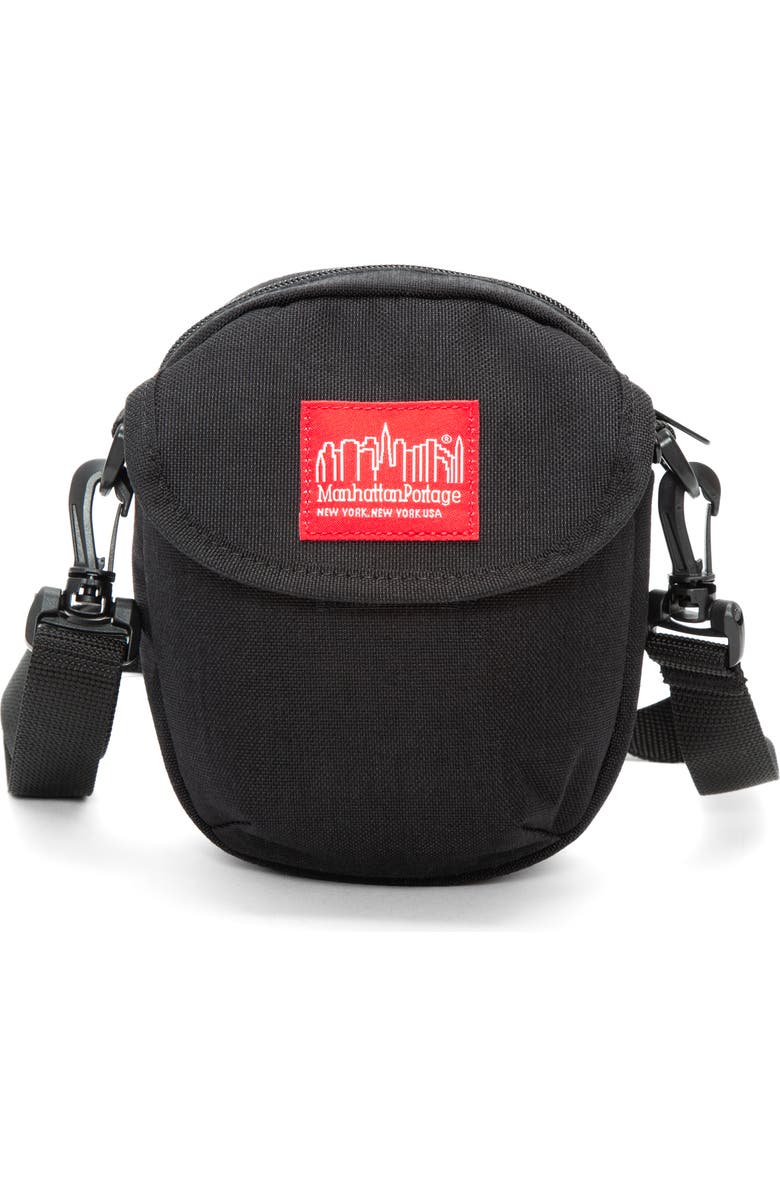 Manhattan Portage Hudson Crossbody Bag, Main, color, Black