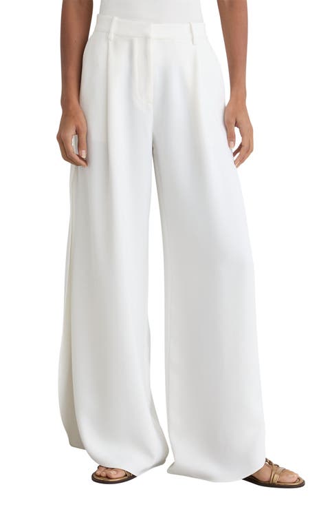 Deena Side Split Wide Leg Trousers