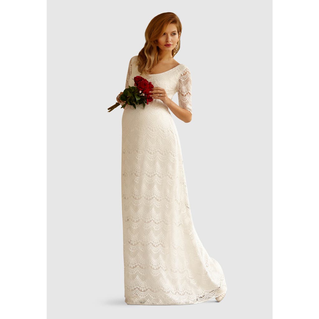 Tiffany Rose Maternity Verona Gown Long In Neutral