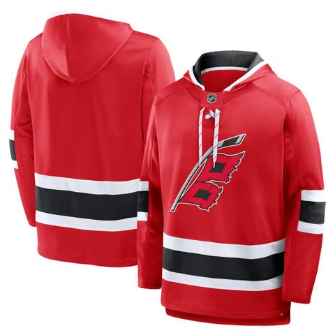Men
s Fanatics Red Carolina Hurricanes Prime Time Fleece Hoodie