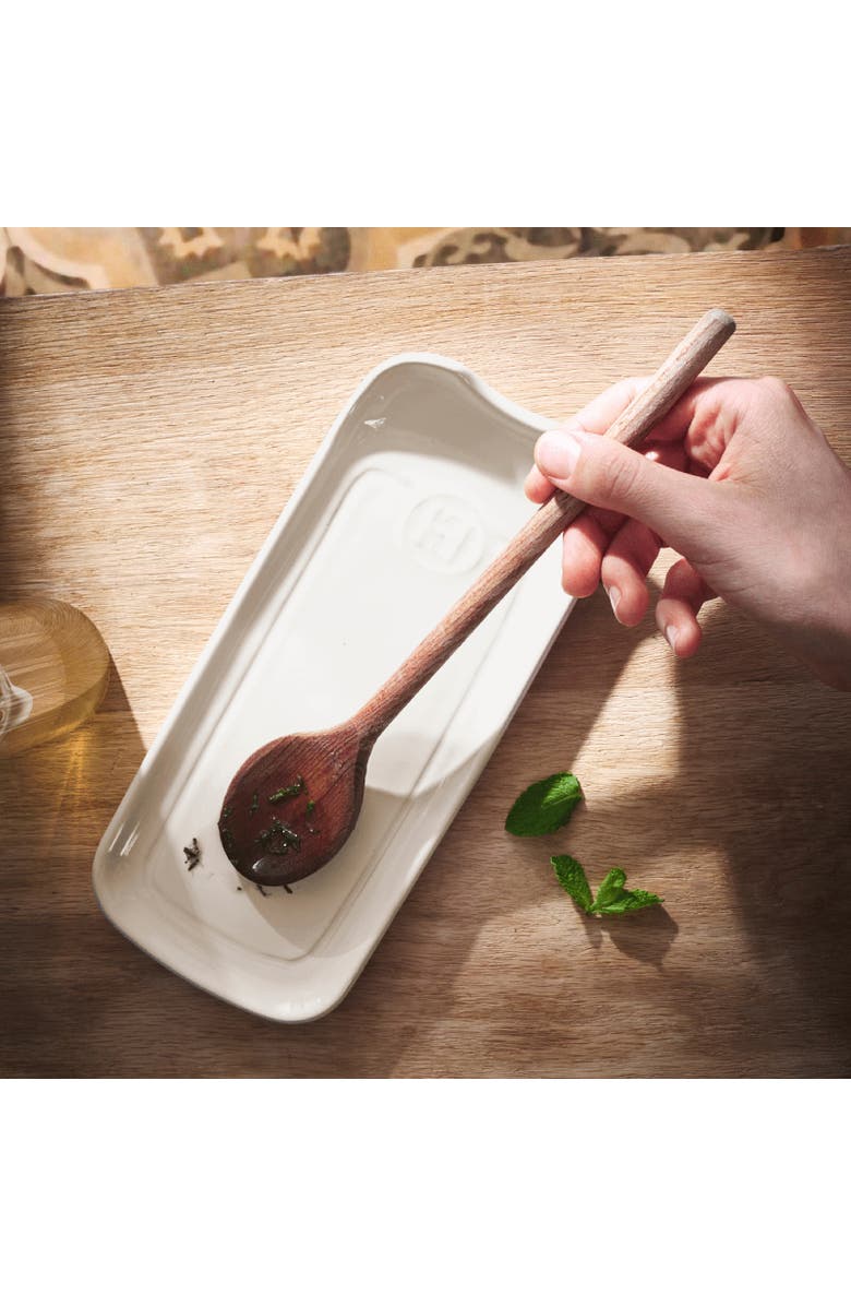 Emile Henry Spoon Rest, Alternate, color, Burgundy