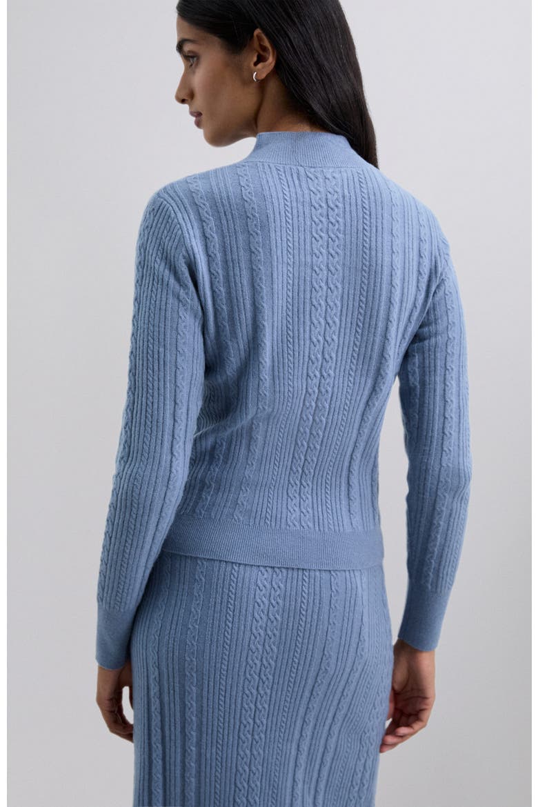 Butbraidopenset Jumper, Alternate, color, Lightblue