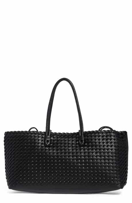 MODA LUXE Woven Stitch Shoulder Bag