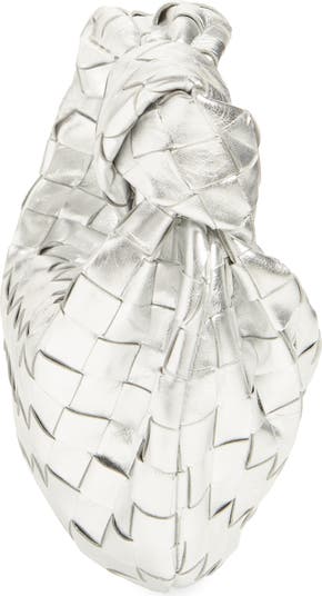 Mini Jodie Intrecciato Metallic Leather Top Handle Bag