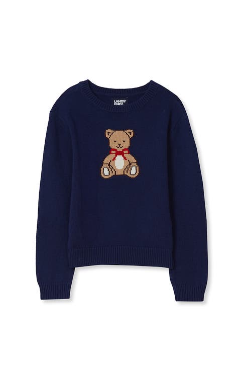 Girls Graphic Sweater