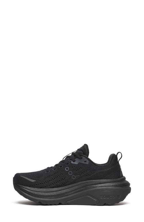 Saucony Hurricane 25 Running Shoe In Black