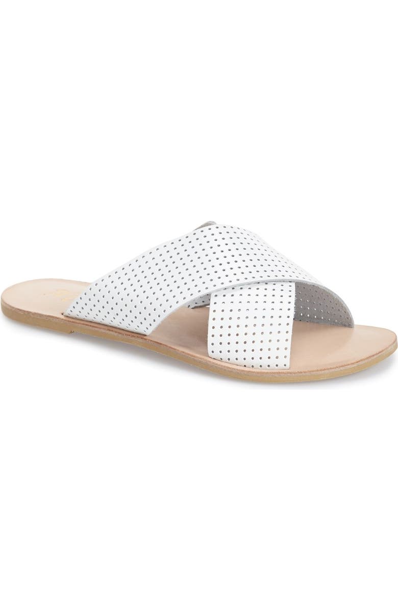 Matisse 'Destin' Perforated Slide Sandal, Main, color,