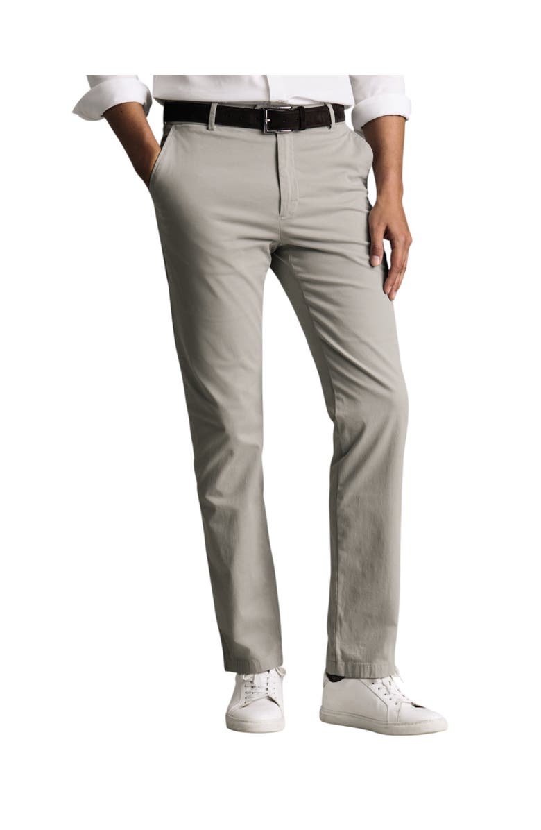 Charles Tyrwhitt Slim Fit Lightweight Chinos, Main, color, Silver