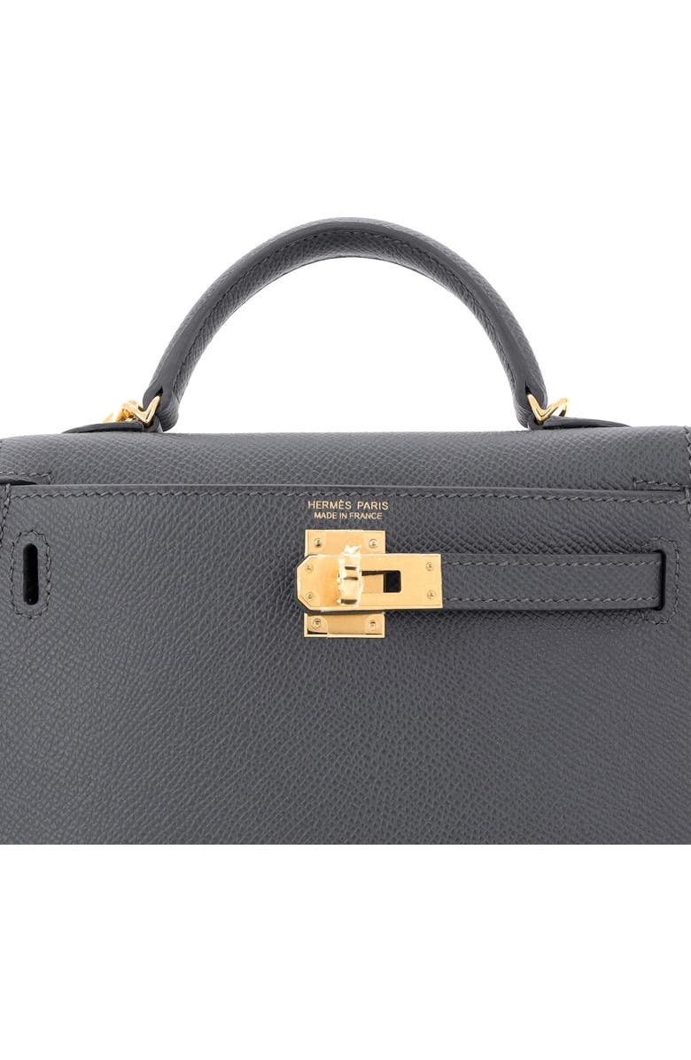 Pre-Owned Hermes Kelly Mini II Bag Green Epsom with Gold Hardware 20, Alternate, color, Vert Mangrove