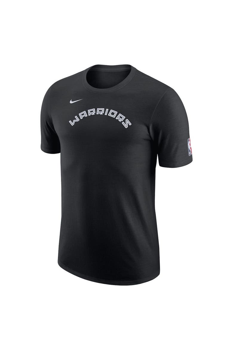 Men's Nike Black Golden State Warriors 2022/23 City Edition Essential Warmup T-Shirt, Alternate, color, Black