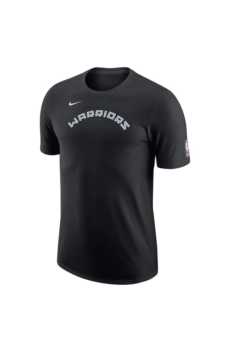 Nike Men's Nike Black Golden State Warriors 2022/23 City Edition Essential Warmup T-Shirt, Alternate, color,