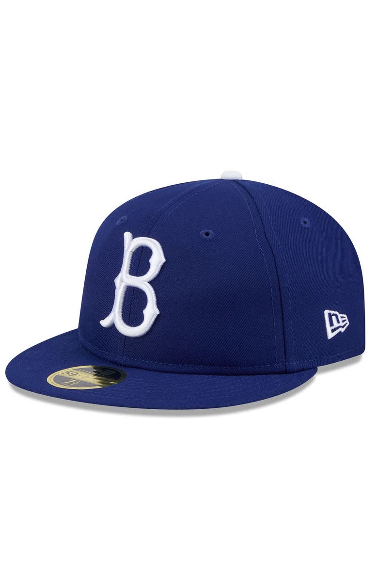 New Era Men's New Era  Royal Brooklyn Dodgers 2025 Jackie Robinson Day Retro Crown 59FIFTY Unstructured Fitted Hat, Alternate, color, 