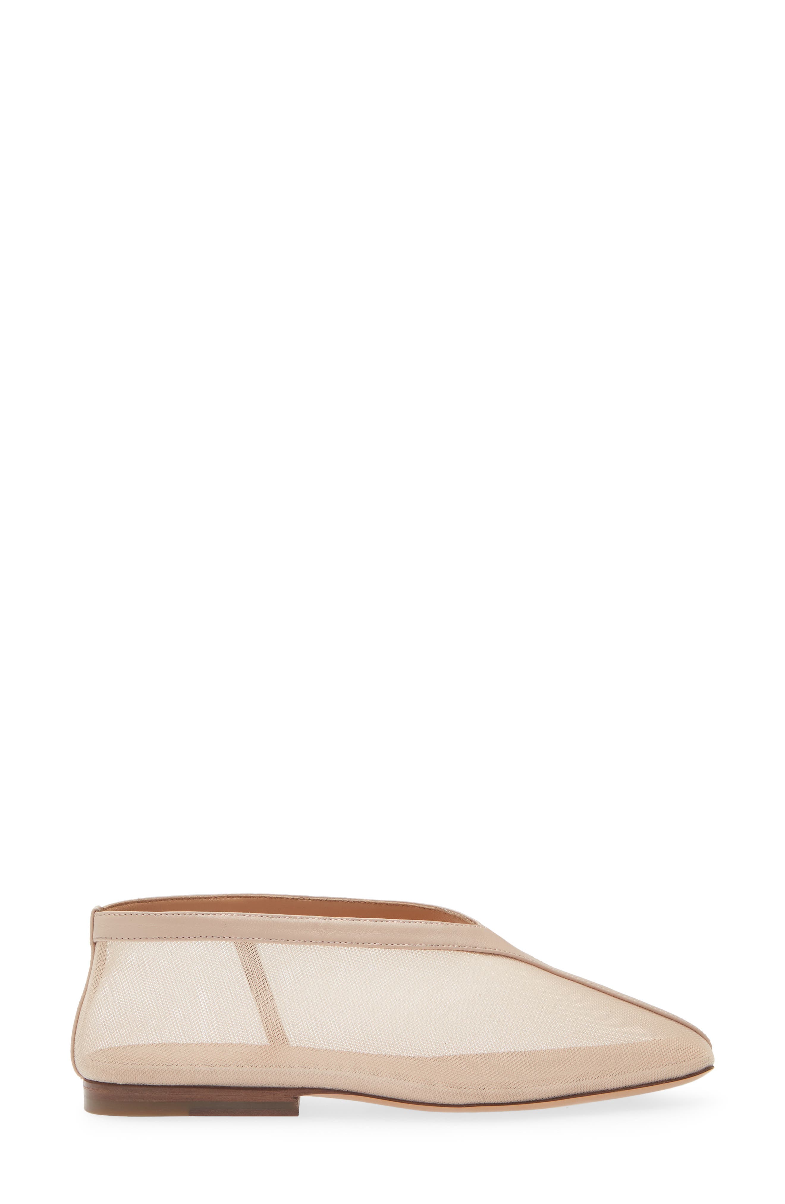 Square Toe Flat, Alternate, color, BALLET