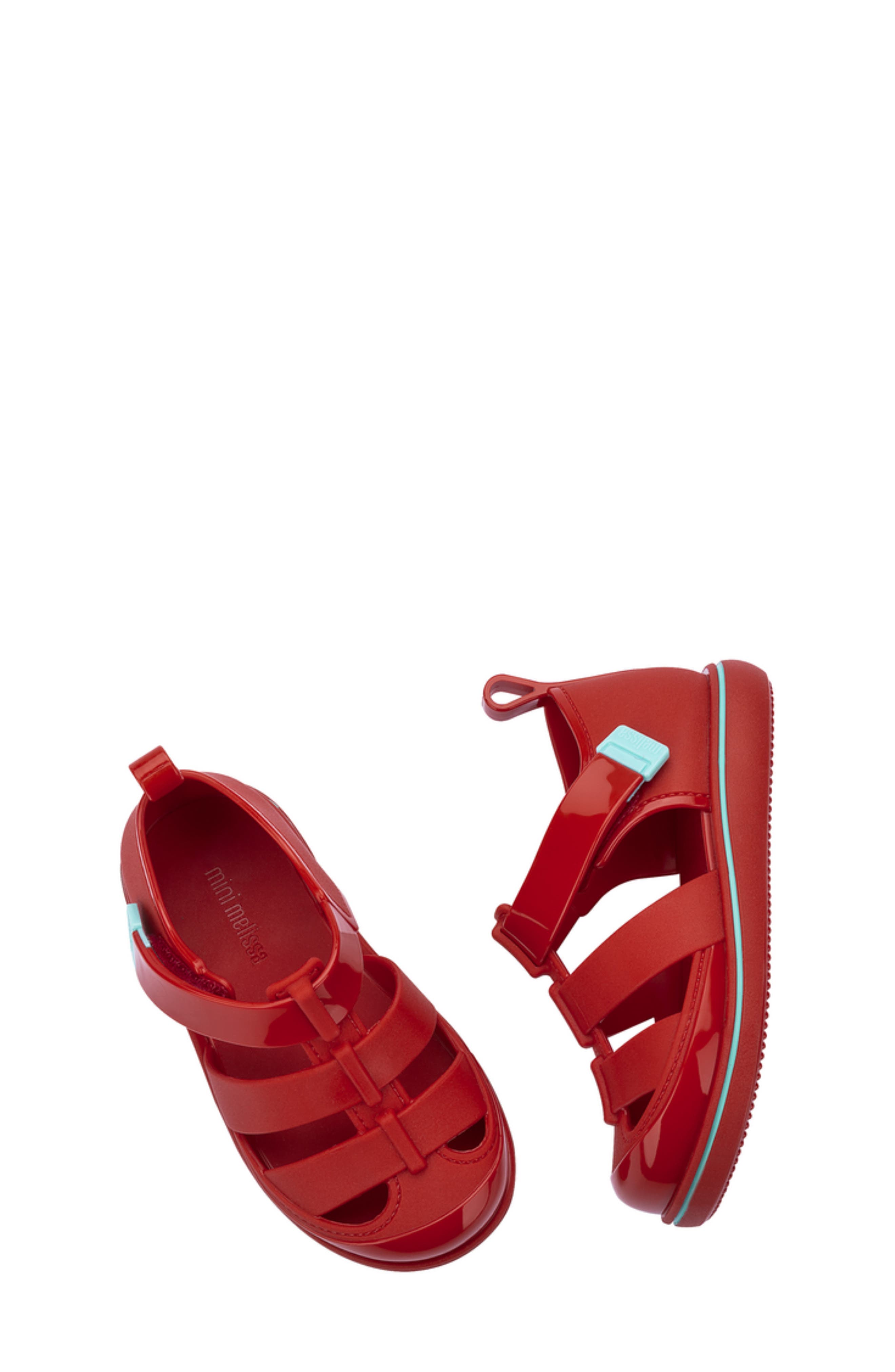 Kids' Smash Jelly Sandal, Alternate, color, RED